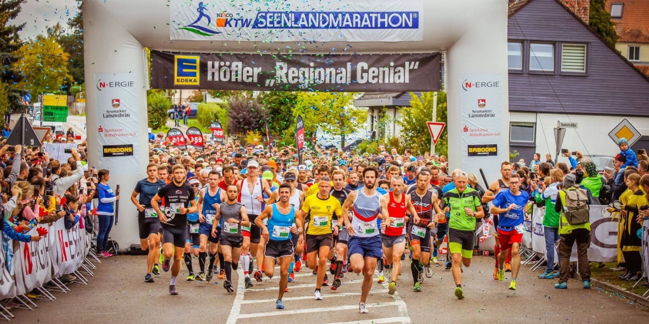 Fürst Carl Seenlandmarathon in Pleinfeld